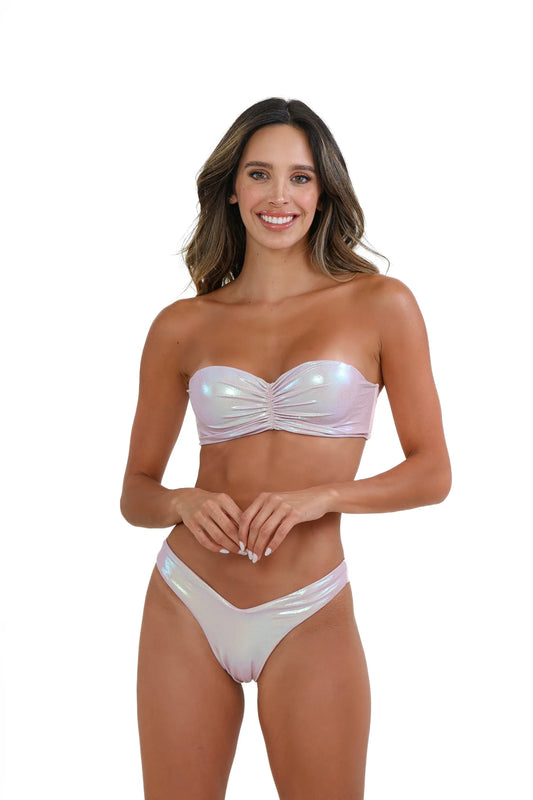 IRIDESCENT STRAPLESS ALMA MIA