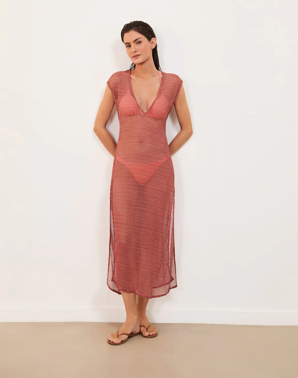 Solid Kimmy Long Cover Up VIX