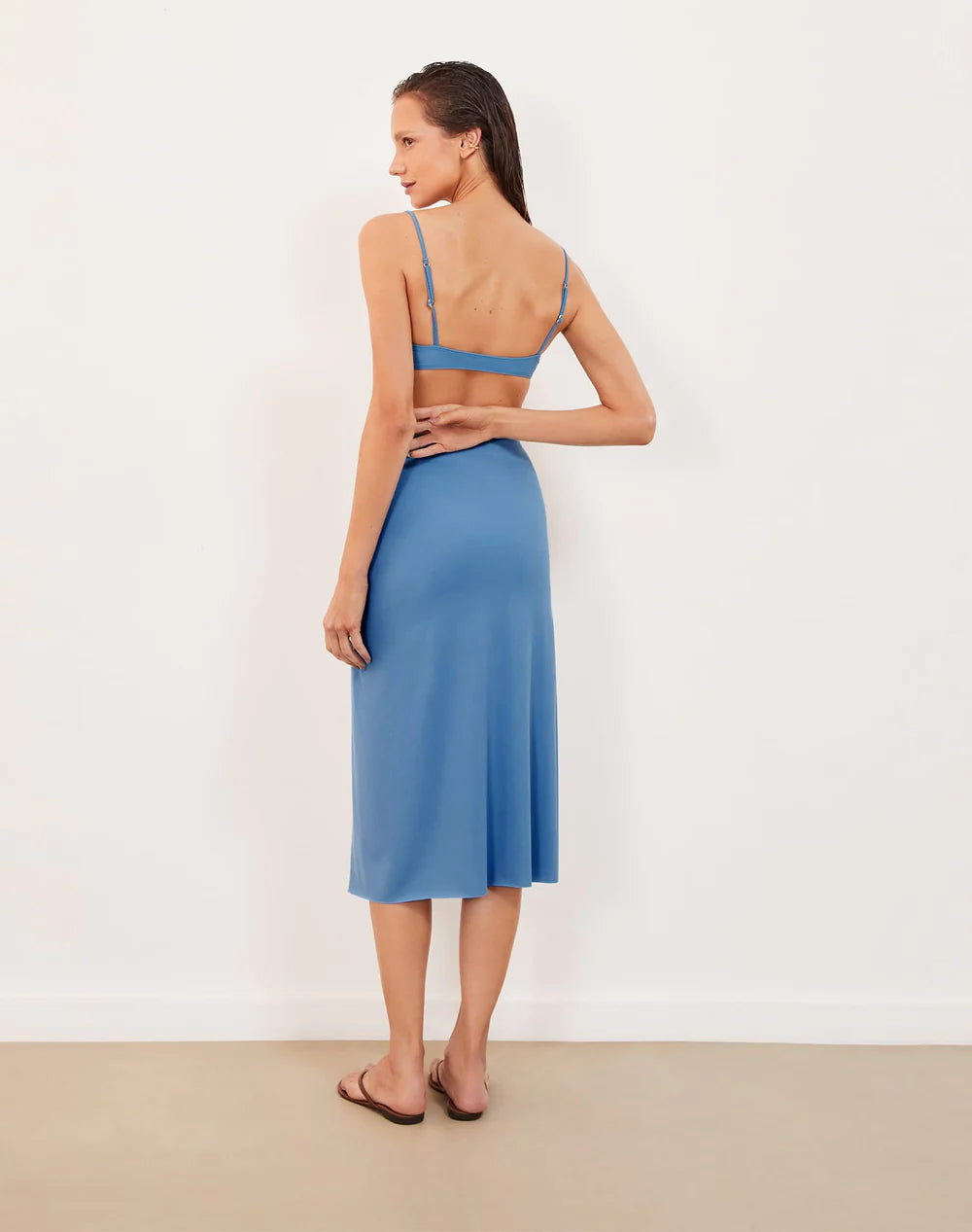 SOLID MEGAN MIDI SKIRT VIX