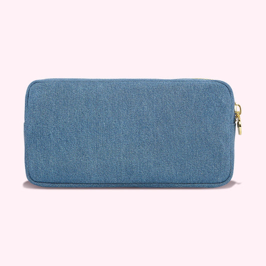 DENIM SMALL POUCH STONEY CLOVER